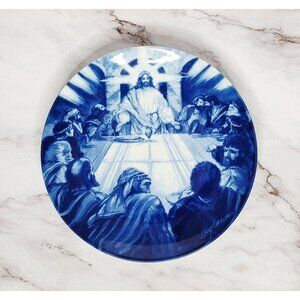 Vintage Collectible Avon Decorative plate religious the last supper Jesus  1994